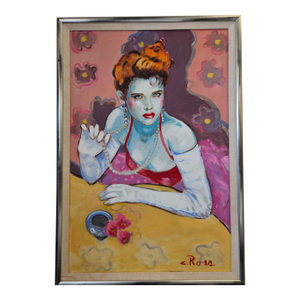 1980s Colleen Ross Original Oil on Canvas