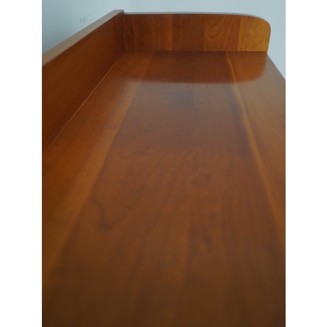 Brown Stickley Cherry 1 Door Mission Style Bookcase For Sale - Image 8 of 15