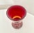 Stunning thick red glass vase in Excellent condition Use it for flowers or as a pencilholder, this beautiful red glass...