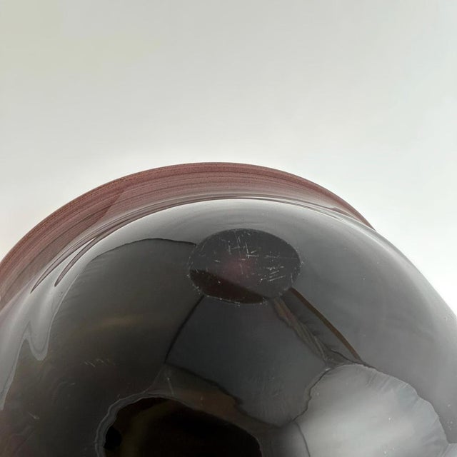 Large Murano Glass Centrepiece Bowl from Alfredo Barbini, Italy, 1970s For Sale - Image 6 of 12