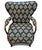Brown Beech Open-Framed Armchair with Kilim Upholstery from Fritz Hansen, 1950s For Sale - Image 8 of 11