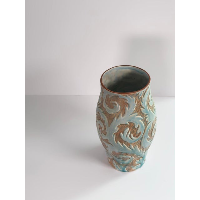 1930s Art Deco Ceramic Vase from Thomas Forester & Sons, 1930s For Sale - Image 5 of 10