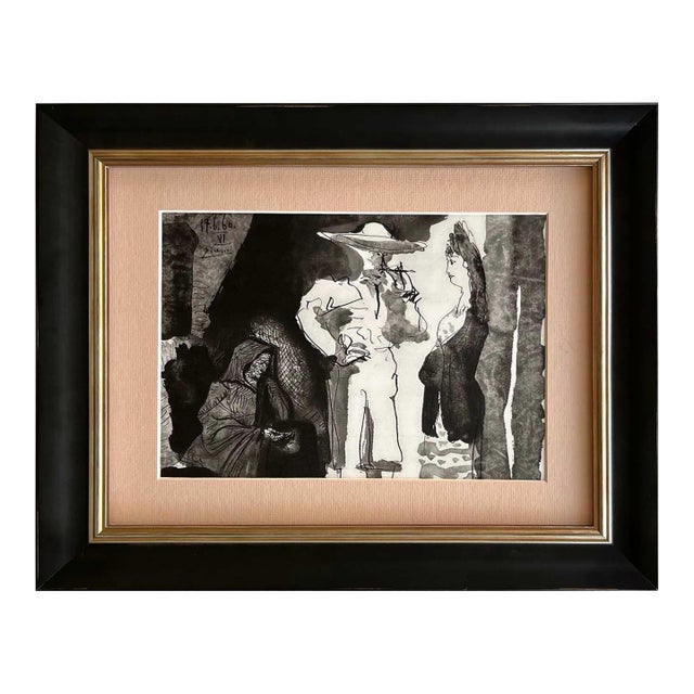 Pablo Picasso Los Toros 99 Picador and Women-1 Framed For Sale