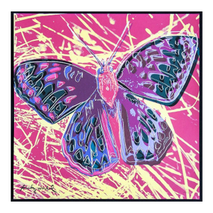 1986 Carnegie Museum of Art After Andy Warhol "Butterfly" Lithograph