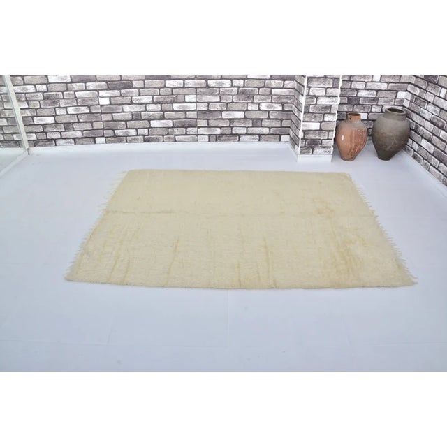 Vintage Handmade Tülü Rug For Sale - Image 9 of 10
