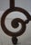 Tessellated Marble Stone Top Iron Base Side Table For Sale - Image 9 of 13
