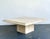 Contemporary Vintage Italian Stone International Travertine Pedestal Coffee Table For Sale - Image 3 of 17