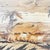 Vintage Native American Wood Inlay Landscape, 1940s For Sale - Image 5 of 7