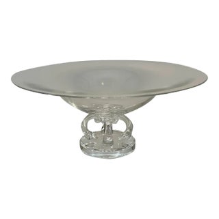 Signet Steuben Pedestal Footed Bowl For Sale