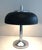 Metal Large French Table Lamp With Chrome and Black Lacquered Design, Circa 1950 For Sale - Image 7 of 12