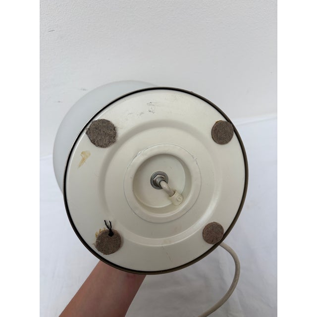 Metal Mid-Century Table Lamp from VEB Leuchtenwerk Görlitz, GDR, 1960s For Sale - Image 7 of 9