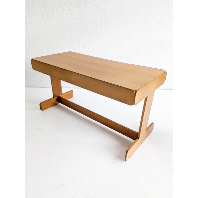 Wood Mid-Century Modern Desk and Chair by Derk Jan De Vries, 1970s, Set of 2 For Sale - Image 7 of 16