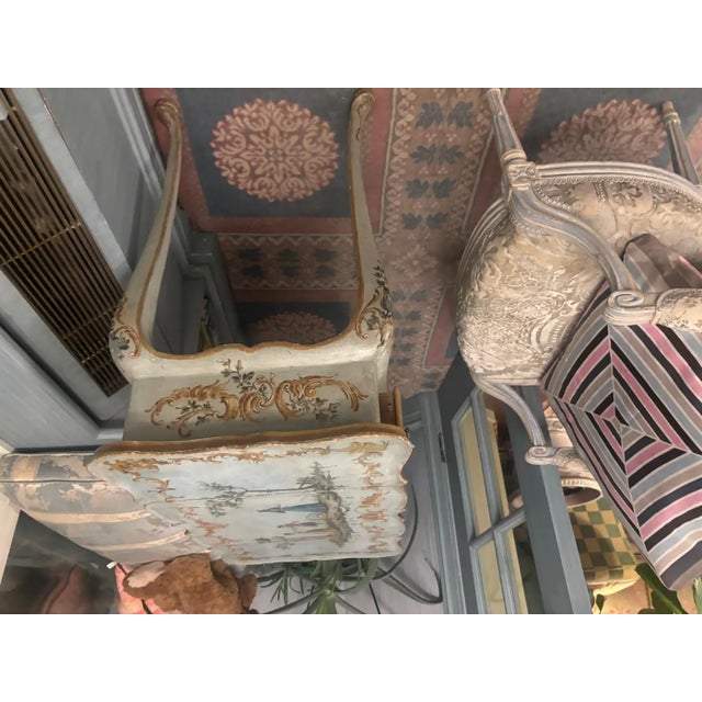 Italian Table Painted Finish in Rococco Style For Sale - Image 10 of 10