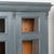 Blue 20th Century Pair of Blue Painted Pine Bookcases Display Cabinets For Sale - Image 8 of 15