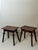 Antique Carved and Turned Oak Stools, 1850, Set of 2 For Sale - Image 15 of 17