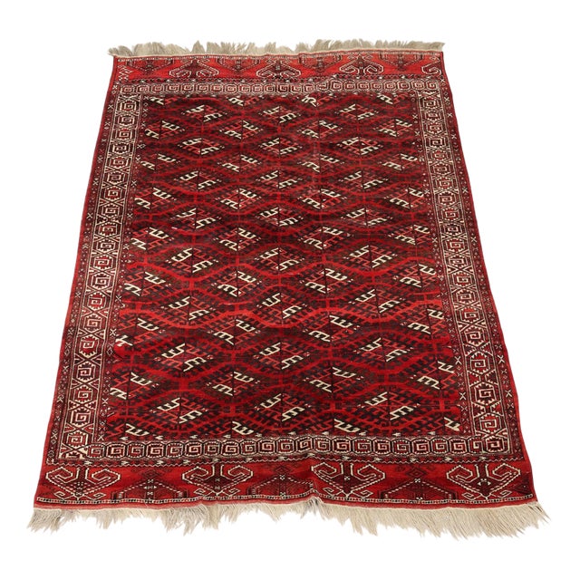 Vintage Bukhara Rug, Turkmenistan For Sale