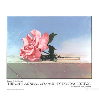 John Kelley, Andalusia Rose, 1990 Serigraph For Sale