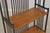 Stickley Oak 4 Tier Metal Bookshelf Bakers Rack For Sale - Image 9 of 17