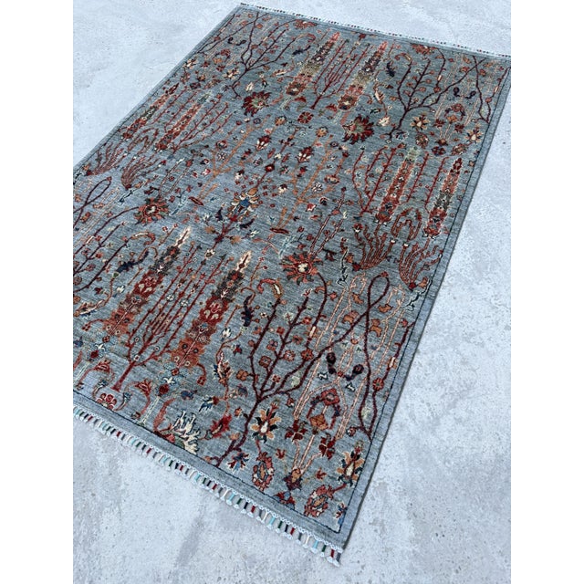 Contemporary Bidjar Tree of Life Hand-Knotted Wool Rug For Sale - Image 9 of 12