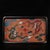 Wood Vintage Ebony Wood Rectangular Tray With Cloisonné Double Dragon Panel For Sale - Image 7 of 9