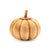 Contemporary Carved Fir Wood Pumpkin Decor (Set of 2) For Sale - Image 3 of 3