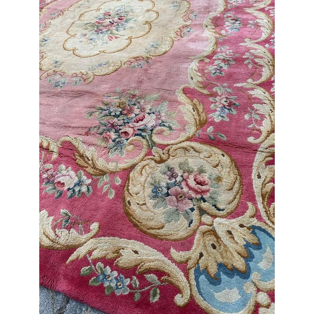 Large French Savonnerie Rug, 1890s For Sale - Image 9 of 18