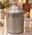 1940s French-Style Graduated Aluminum Kitchen Canister Set, 5 Pieces For Sale - Image 6 of 10