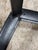 Black 1990s Brown Jordan End Table Heavy Aluminum Glass Apron Top For Sale - Image 8 of 9