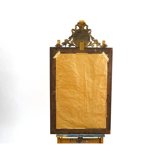 Wood Frame with Mirror and Coping, France, 19th Century For Sale - Image 7 of 9