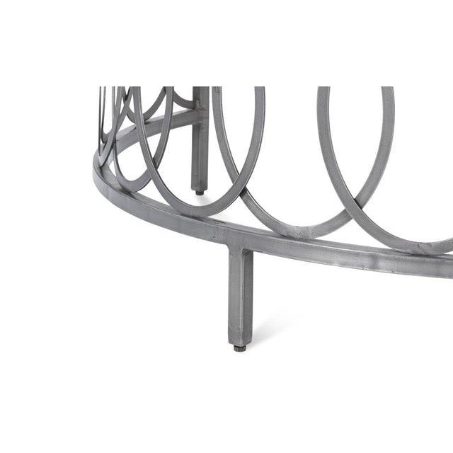 Modern Industrial Console Table For Sale - Image 9 of 9