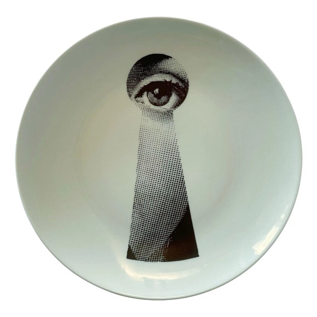 Fornasetti Tema E Variazioni Porcelain Plate #14 For Sale