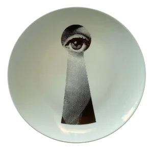 Fornasetti Tema E Variazioni Porcelain Plate #14