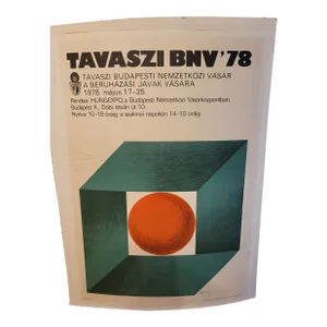 1978 Hungarian Spring Budapest International Investment Properties Poster