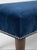 1960s Mid-Century Hungarian Bench in Blue Velvet with Nailhead Trim For Sale - Image 5 of 7