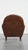 Round Cowhide Armchair with Decorative Nails For Sale - Image 4 of 14