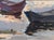 Vintage River Landscape Oil Painting, Boats, Ukrainian Art 26-34,5 For Sale - Image 4 of 6