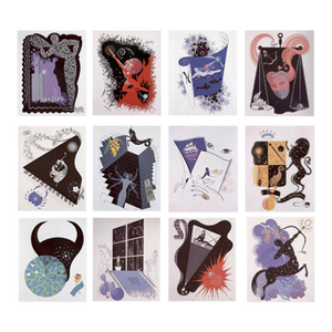 1980s Erte, "The Zodiac Suite" Prints, Framed - Set of 12