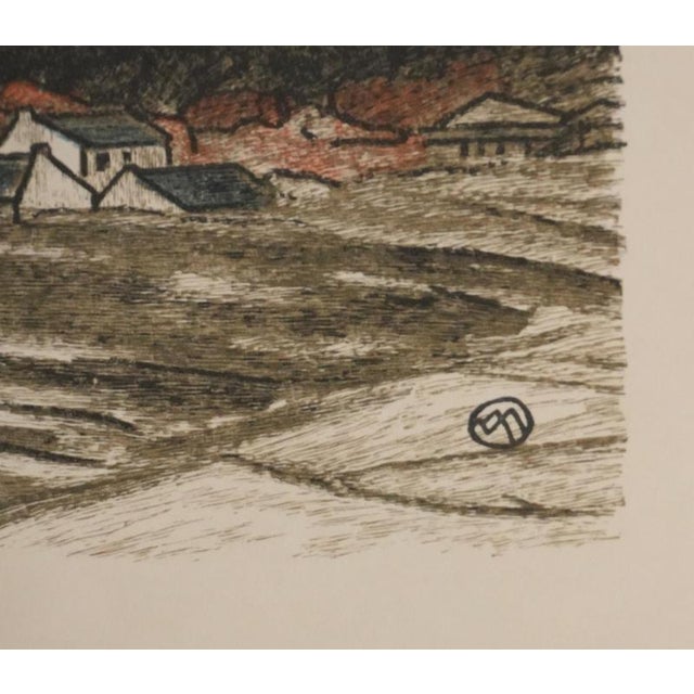 Mathurin Meheut, Brittany, Seaside Village, Engraving For Sale - Image 3 of 7
