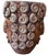 1990s 1960s Monumental Handcrafted Mexican Terra Cotta Janus Head Planter / Vessel With Spiral Relief Motif For Sale - Image 5 of 9