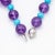 Late 20th Century Large Amethyst and Turquoise Bead Necklace With 18k White Gold Clasp For Sale - Image 13 of 14