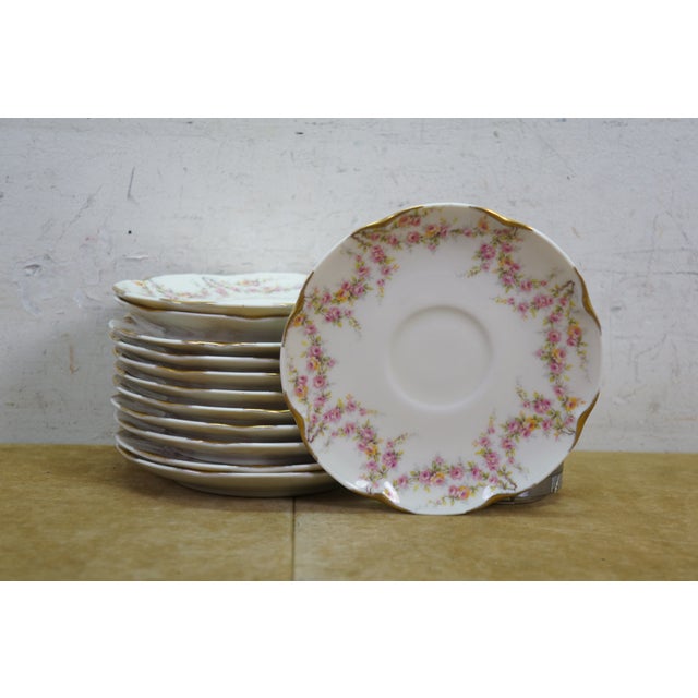 Mid 20th Century Theodore Haviland American New York Vareene Rose China Dinnerware Set - 77 Pcs For Sale - Image 13 of 18