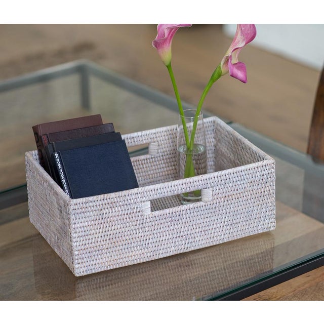 Keeping your life organized will help you work more productively. Our rattan shelf baskets are, eye-catching and space...