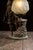 1910s Art Nouveau Figural Lamp With Uranium Glass Shade by Anglade For Sale - Image 9 of 14