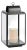 Tekna Penrose on 230v Candle Light With Dark Bronze Finish and Clear Glass For Sale