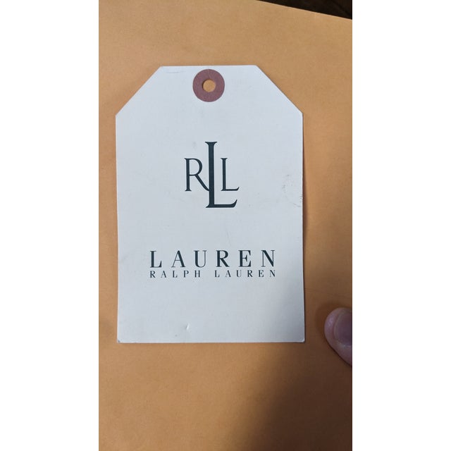 Ralph Lauren Geometric Modern Round Ash Lauren Studio Dining Breakfast Table 68" For Sale - Image 12 of 12