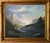 Impressionist Vintage Oil Painting of a Rocky Mountain Landscape in Gold Frame Signed Lockwood For Sale - Image 3 of 6