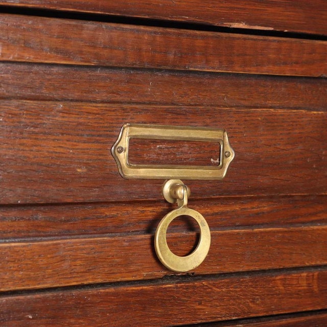 Chest of Drawers in Walnut and Painted Oak For Sale - Image 6 of 11