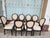1980s Set of Eight Dining Chairs For Sale - Image 11 of 12