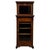 A superb and unusually proportioned 19th-century English display cabinet, finely constructed in walnut and distinguished...