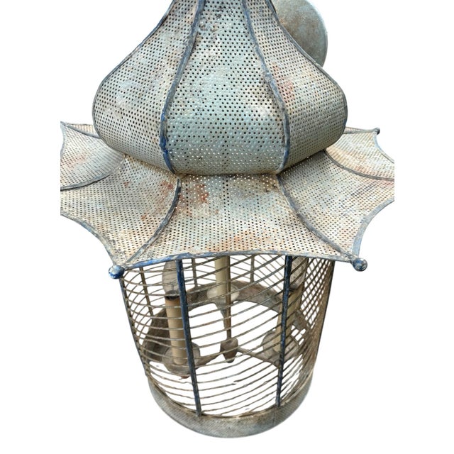 Niermann Weeks Late 20th Century Neirman Weeks Voliere Pagoda Lantern For Sale - Image 4 of 11